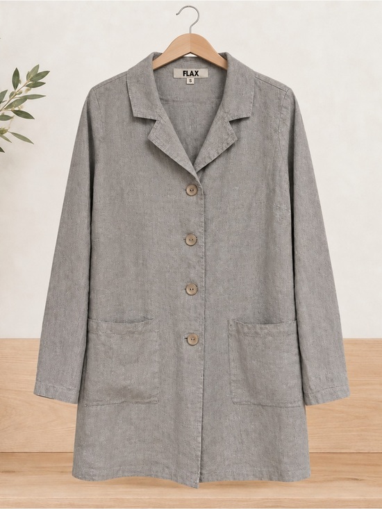 Flax Jackets & Blazers - FLAX 100% Linen Jacket – Size Small – NWOT